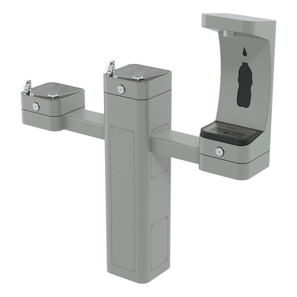  Haws 3612FBFA Outdoor Filtered Stainless Steel Bottle Filler And Dual Fountain. Shop Now!