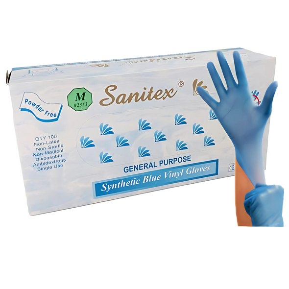 Lifeguard 2350 Vinyl Industrial PF General Blue Gloves. Shop Now!