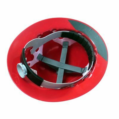 Fibre Metal E1RW01A000 Full Brim Hard Hat with Ratchet Suspension - White - 1 Each