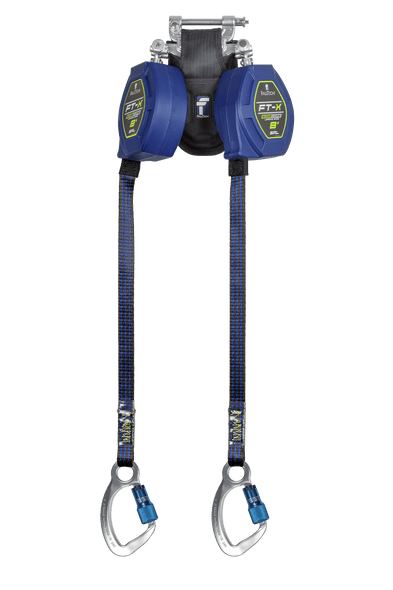 FallTech 84108TP6 8' EdgeCore FT-X Class 2 LE SRL, Twin-leg with Aluminum CE Carabiners, BUY NOW!