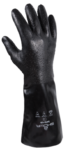 Chemical resistant neoprene, fully coated 14" gauntlet/rough finish, seamless liner. Shop Now!