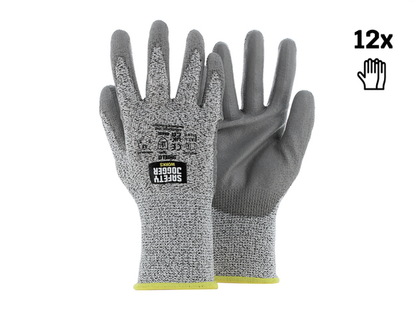 Safety Jogger SHIELD Cut resistant HPPE (High Performance Polyethylene) Safety Gloves with Polyurethane Coating - Buy now!