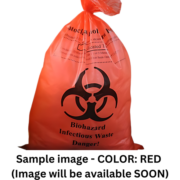 ACME  24x32 Bio Hazard 15-20 Gallon Red Bag - 1 Each - Limited Stocks