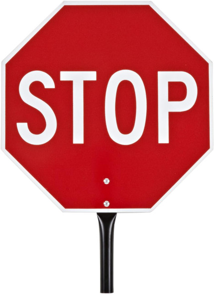 18" Stop/Stop Aluminum Traffic Sign JACKSON SAFETY 17367  - 1 Each - In Limited Stocks