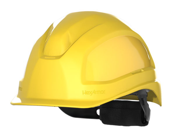Buy HexArmor Ceros 16-13003 XP250E - Yellow- Vented - Short Brim and Save Now!