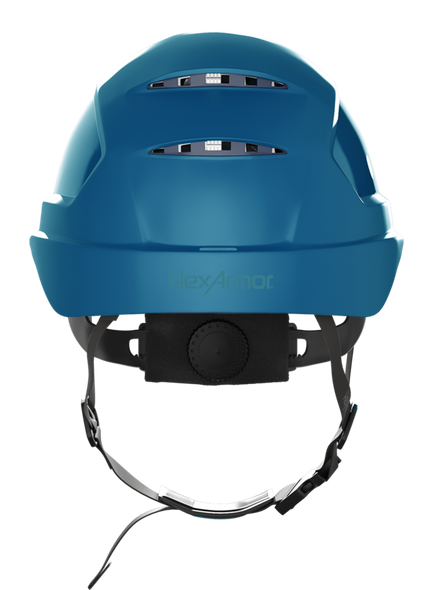 Buy HexArmor Ceros 16-14002 XP450A - Blue- Vented - Short Brim - with 4-pt Chin Strap and Save Now!