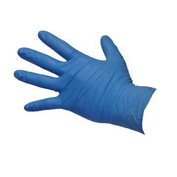 Major Gloves 43-80MN-12 Thumbnail: 12" Blue Powder Free Medical Nitrile Gloves
