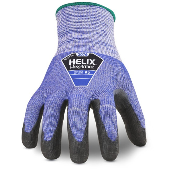 HexArmor 2076 Helix A6 13G HPPE Steel Fiber Blend PU Dip - 1 Pair. Shop Now!