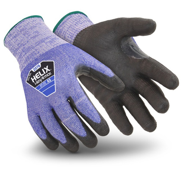 HexArmor 2076 Helix A6 13G HPPE Steel Fiber Blend PU Dip - 1 Pair. Shop Now!