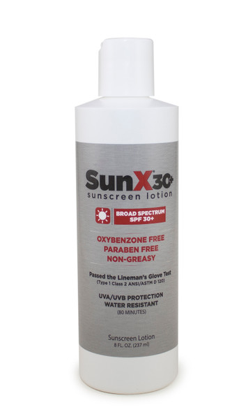 CoreTex 71668 SunX 30 Sunscreen 8oz Lotion Bottle