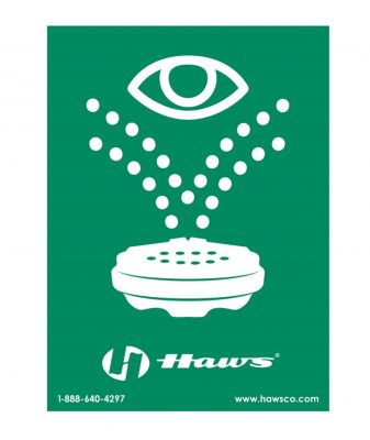 Haws SP175 Emergency Eyewash Sign Universal. Shop Now!