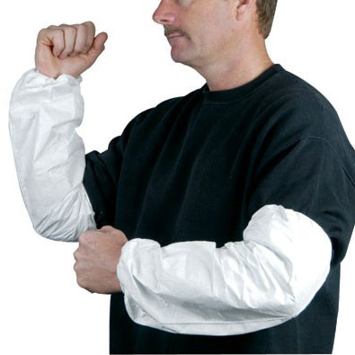 DuPont Tyvek 18 Inch Elastic Sleeves Application. Show now!