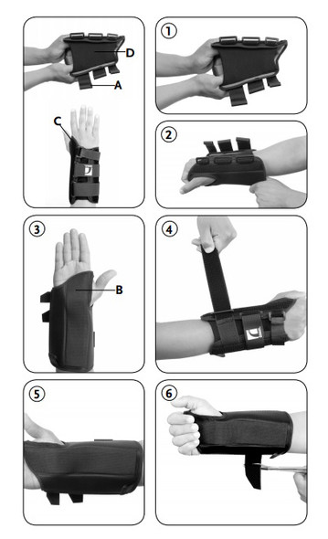 Ossur 8 inch Form Fit Wrist Brace Instructions. Shop Now!