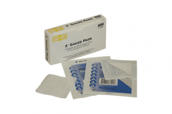 First Aid Only 3-002 2"x 2" Sterile Gauze Pads, 6 Per Box. Shop Now!