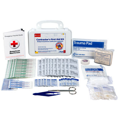 9300-10P Construction First Aid Kit Contractor 10 Person Plastic Kit. Shop Now!