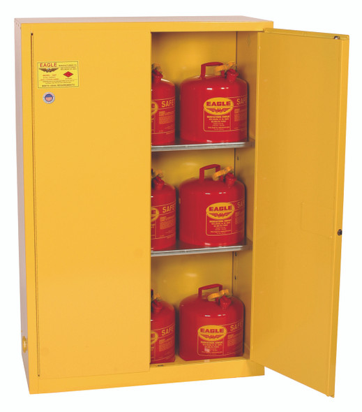 Buy Eagle 1947X Flammable Liquid Safety Storage Cabinet 45 Gal Manual Close today and SAVE up to 25%.