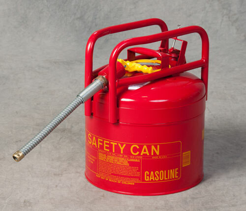 Buy Eagle 1215 Safety Can 5 Gal Galvanized Steel w/ 7/8 in Flexible Hose today and SAVE up to 25%.