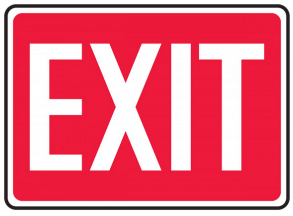 Accuform MEXT518 Exit Sign. Shop now!