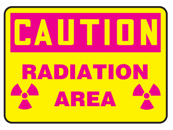 Accuform MRAD651 Caution Radiation Area Sign. Shop now!
