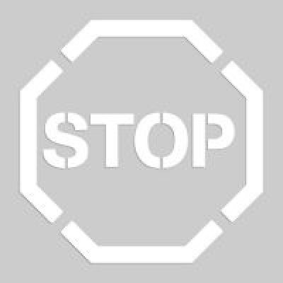 Accuform PMS205 Stop Sign - Floor Marking Stencils. Shop now!