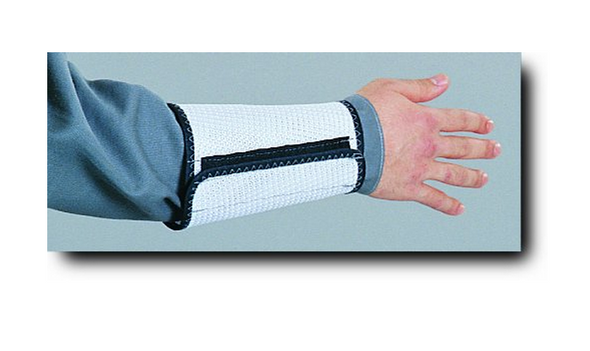 Steel Grip CN820-9 9 Inch White Cane Nylon Arm Guard - 1 Pair