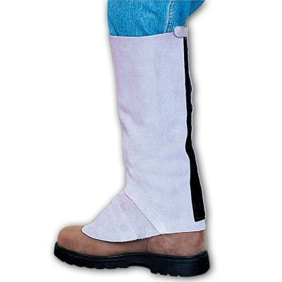 Steel Grip CL395-16-L Pearl Grey Split Leather Springless Legging. Shop Now!