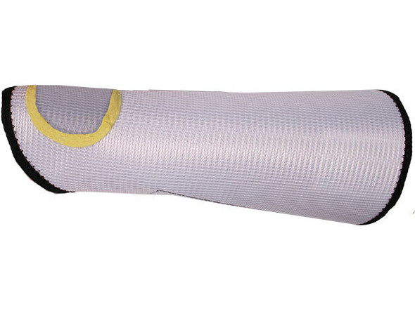 NSA 9.5" Long White Nylon Mesh Wristlet with Thumbhole Wider Hook & Loop Style. Shop Now!