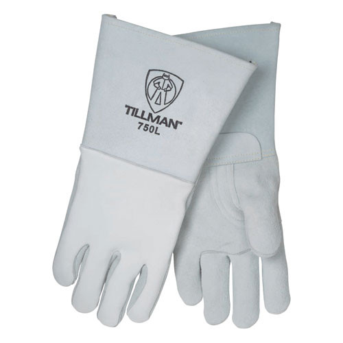 Tillman 750 Top Grain Elkskin Welders' Gloves With Stiff Cowhide Thumb. Shop Now!