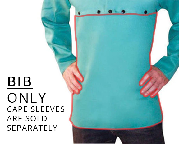 Tillman 6120 20" 100% Cotton Flame Retardant Bib w/ Snap Closure. Shop Now!