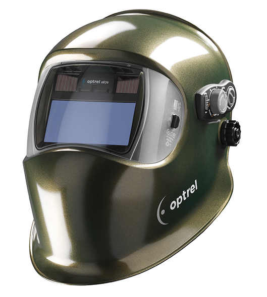 Optrel e670 Auto Darkening Welding Helmet with Model No. e670gr1006.210. Shop now!