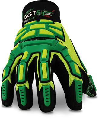 HexArmor 4020X GGT5 Gator Grip Cut Resistant Green/Yellow Gloves. Shop now!