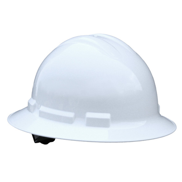 Radians QHP4 Quartz Full Brim Hardhat with 4 Pt Suspension available in White. Shop now!