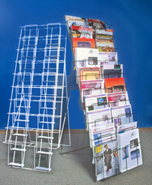 AK-420 20 Pocket Literature Magazine Holder. Available in Black and White. Shop now!