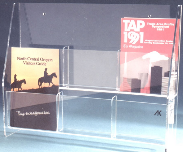AK-900 2 Tier Brochure Pamphlet Holder . Shop now!