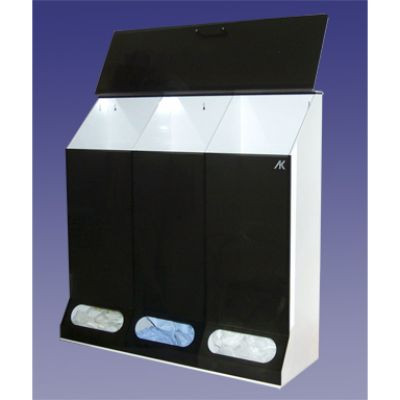 AK-JN3-Compartment Multi Purpose Dispenser. Shop Now!