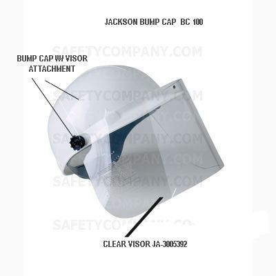 Jackson Safety 28765 Replacement Visor for BC100 - In Limited Stock