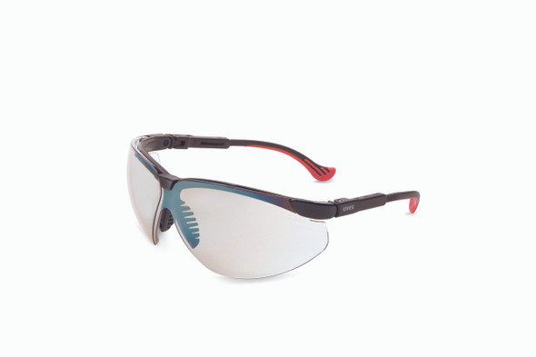 Uvex Genesis XC Safety Glasses. Available in Black Frame, SCT-Reflect 50 Ultra-dura Lens. Shop Now!