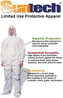 Sunrise Industries SMP127 Microporous Coverall with Hood Only -  25 Each