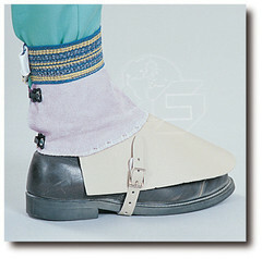 Steelgrip CL 374H 7 in Pearl Gray Split Leather Spat in Elastic Band. Shop Now!
