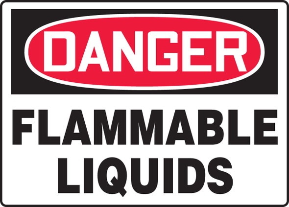 Accuform MCHG102 Danger Flammable Liquids Sign. Shop now!