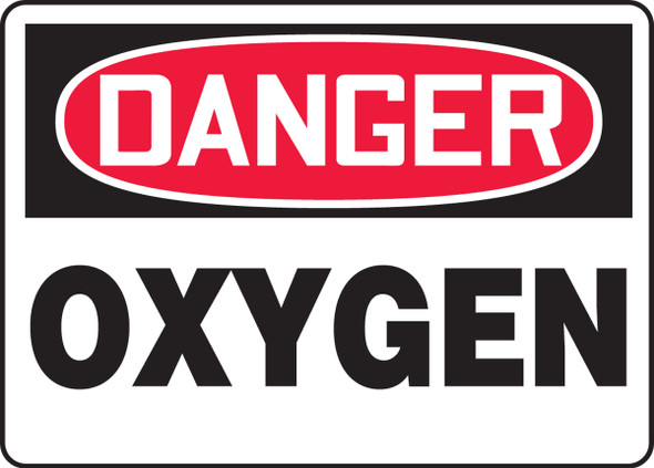 Accuform MCHL170 Danger Oxygen Sign. Shop now!