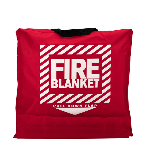 First Aid Only 21-650 62"x80" Wool Fire Blanket in Hanging Pouch