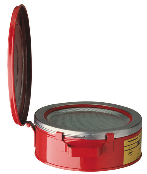 Justrite 10295 2-Qt. Steel Red Bench Can for Solvents. Shop now!