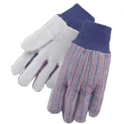 Full Cotton Back Leather Work Gloves. Shop Now!
