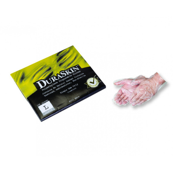 Disposable Poly D Gloves, Size: Large - 1000 Each