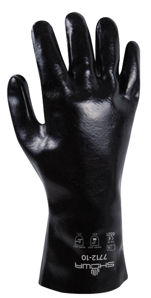 Showa 7712-10 Black Knight Chemical Resistant Gloves. Shop Now!