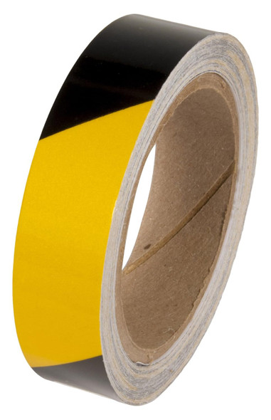 INCOM 1" x 30' Engineer-Grade 2-Color Reflective Tape - Color: Yellow/Black 