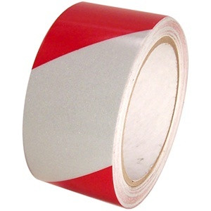 INCOM Red/White Engineer-Grade Reflective Tape - In Limited Stock