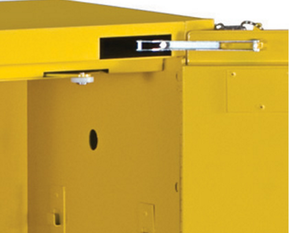 As Shown in Justrite 890420 Yellow 4 Gal Sure-Grip Ex Flammable Safety Cabinet. Shop now!