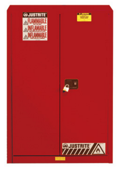 Justrite 894501 Red 45Gal Sure-Grip Ex Flammable Safety Cabinet. Shop now!